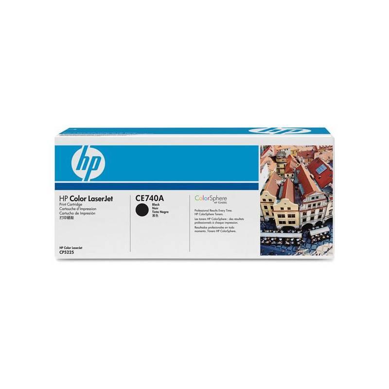 Toner HP CE740A, 7K stran (CE740A) černá, toner, ce740a, stran, černá