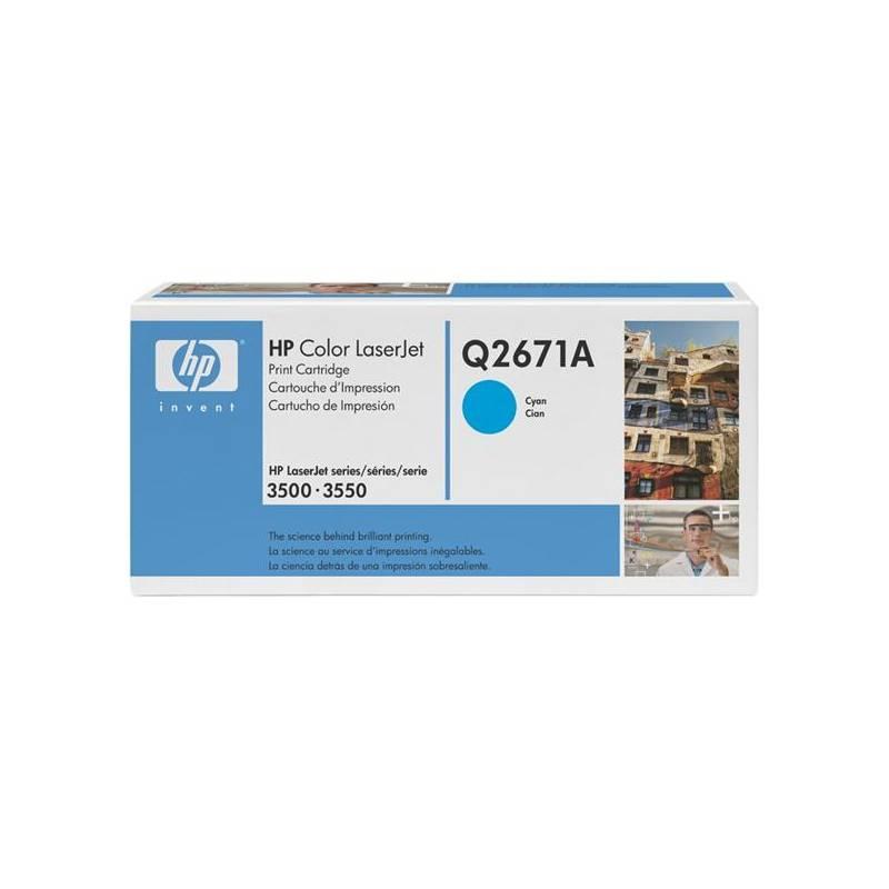 Toner HP Q2671A, 4K stran (Q2671A) modrá, toner, q2671a, stran, modrá