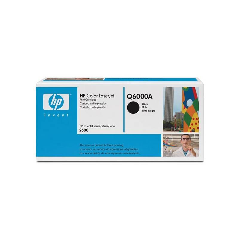 Toner HP Q6000A, 2,5K stran (Q6000A) černá, toner, q6000a, stran, černá