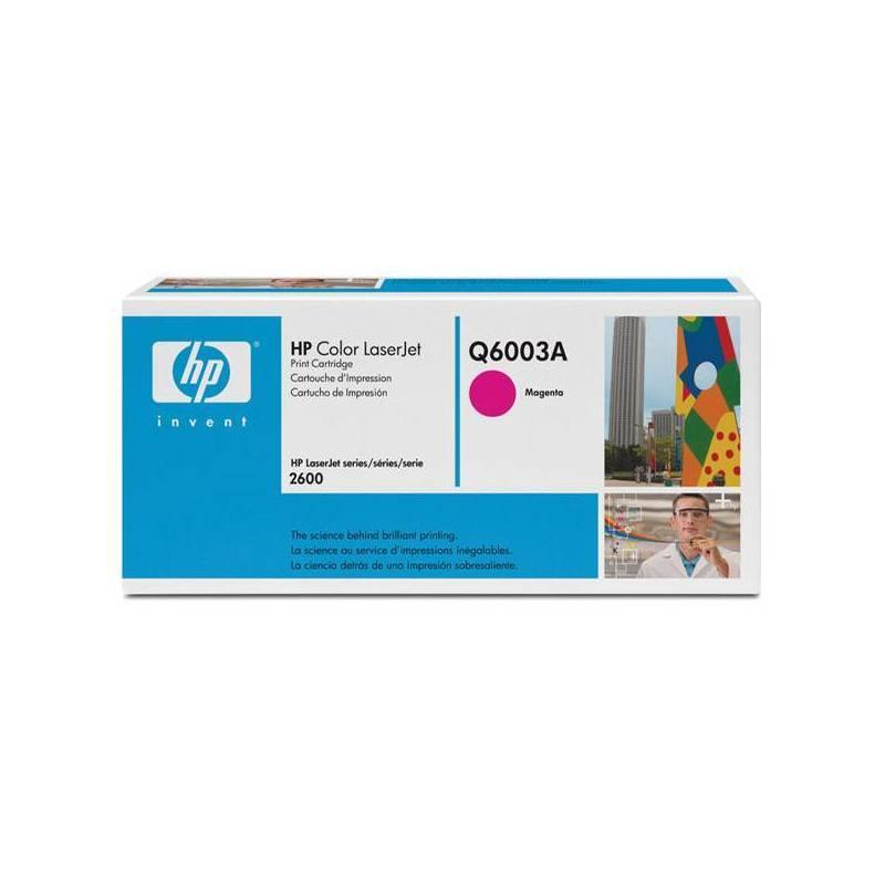 Toner HP Q6003A, 2K stran (Q6003A) červená, toner, q6003a, stran, červená