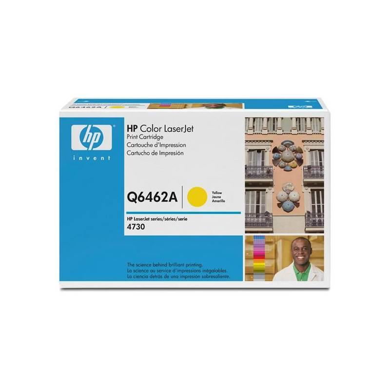 Toner HP Q6462A, 12K stran (Q6462A) žlutá, toner, q6462a, 12k, stran, žlutá