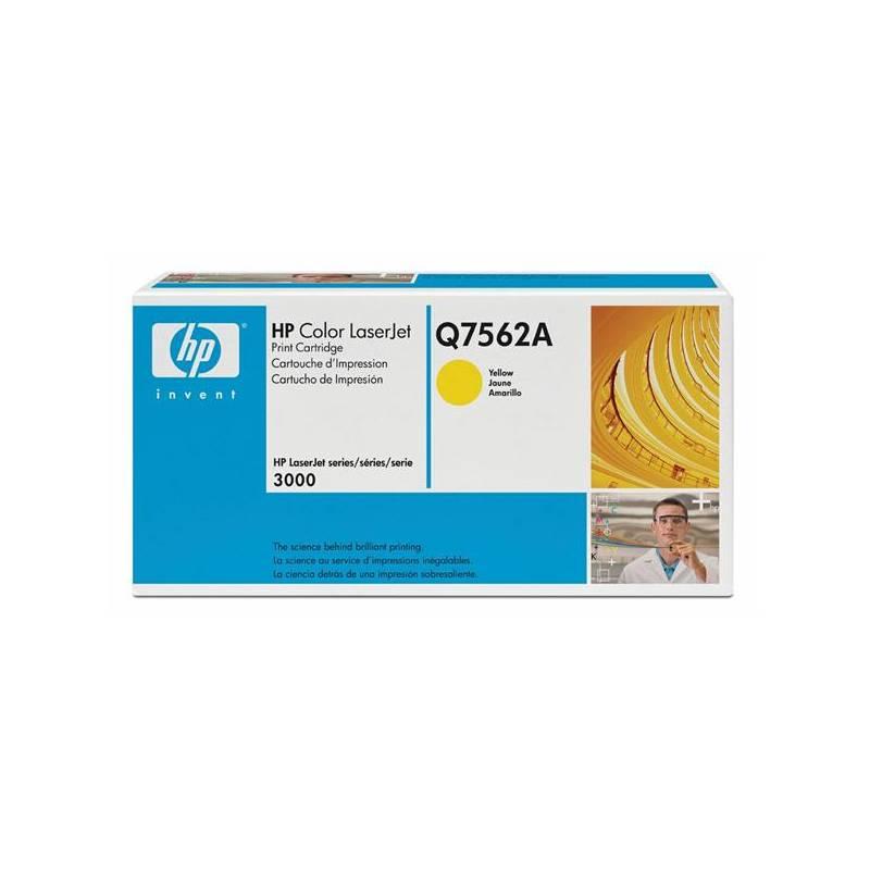 Toner HP Q7562A, 3,5K stran (Q7562A) žlutá, toner, q7562a, stran, žlutá