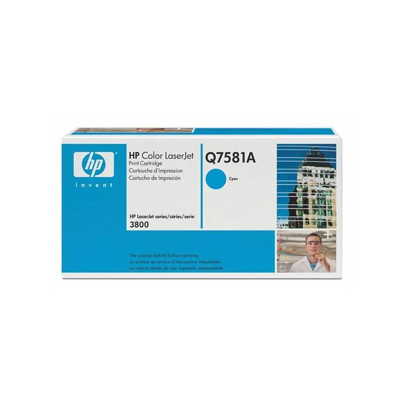 Toner HP Q7581A, 6K stran (Q7581A) modrá, toner, q7581a, stran, modrá