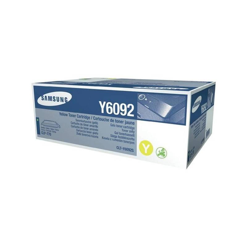 Toner Samsung CLT-Y6092S, 7K stran (CLT-Y6092S/ELS) žlutá, toner, samsung, clt-y6092s, stran, els, žlutá