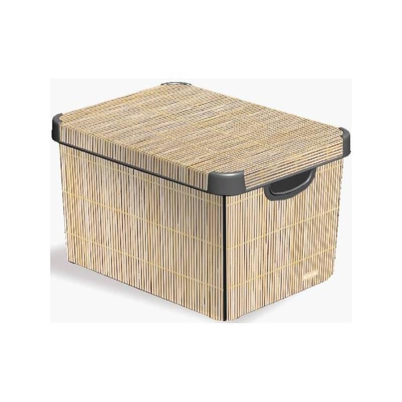 Úložný box Curver Bamboo 04710-D67, vel. S béžový, Úložný, box, curver, bamboo, 04710-d67, vel, béžový