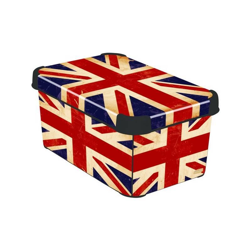 Úložný box Curver Decoboxes Stockholm British Flag vel. S, Úložný, box, curver, decoboxes, stockholm, british, flag, vel