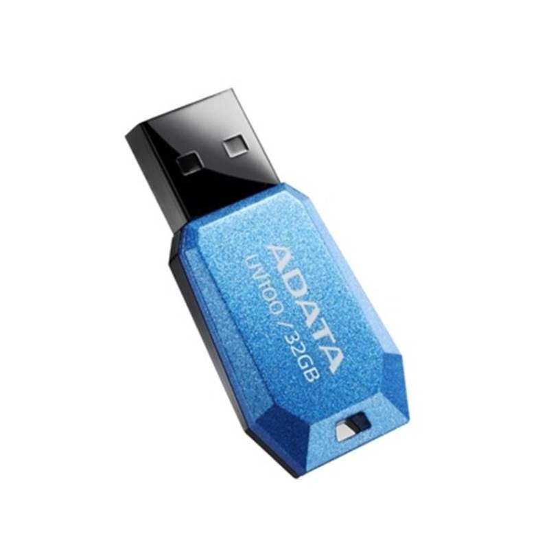 USB flash disk A-Data DashDrive UV100 32GB (AUV100-32G-RBL) modrý, usb, flash, disk, a-data, dashdrive, uv100, 32gb, auv100-32g-rbl, modrý