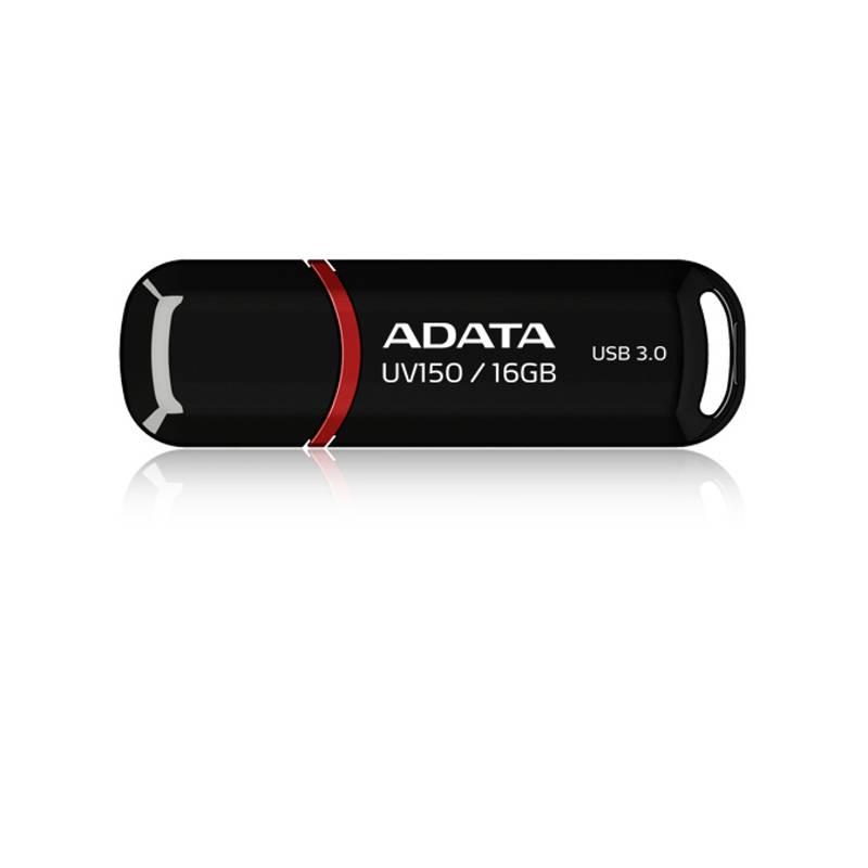 USB flash disk A-Data DashDrive UV150 16GB (AUV150-16G-RBK) černý, usb, flash, disk, a-data, dashdrive, uv150, 16gb, auv150-16g-rbk, černý