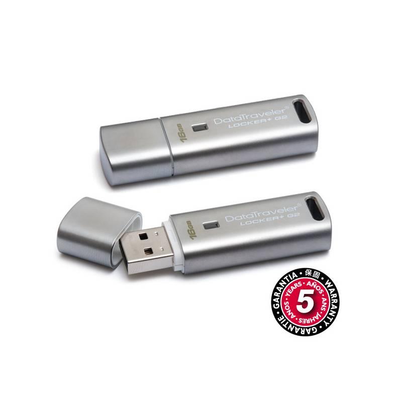 USB flash disk Kingston DataTraveler Locker + 16GB (DTLPG2/16GB), usb, flash, disk, kingston, datatraveler, locker, 16gb, dtlpg2