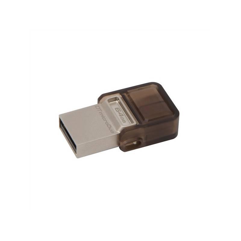 USB flash disk Kingston DataTraveler microDuo 64GB (DTDUO/64GB), usb, flash, disk, kingston, datatraveler, microduo, 64gb, dtduo