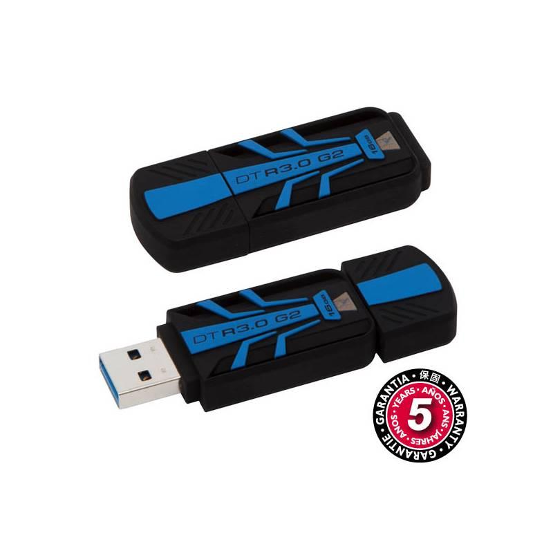 USB flash disk Kingston DataTraveler R3.0 G2 16GB (DTR30G2/16GB), usb, flash, disk, kingston, datatraveler, 16gb, dtr30g2