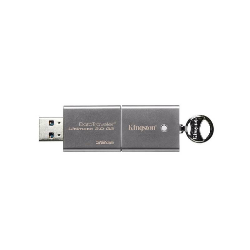 USB flash disk Kingston DataTraveler Ultimate 3.0 G3 32GB (DTU30G3/32GB), usb, flash, disk, kingston, datatraveler, ultimate, 32gb, dtu30g3