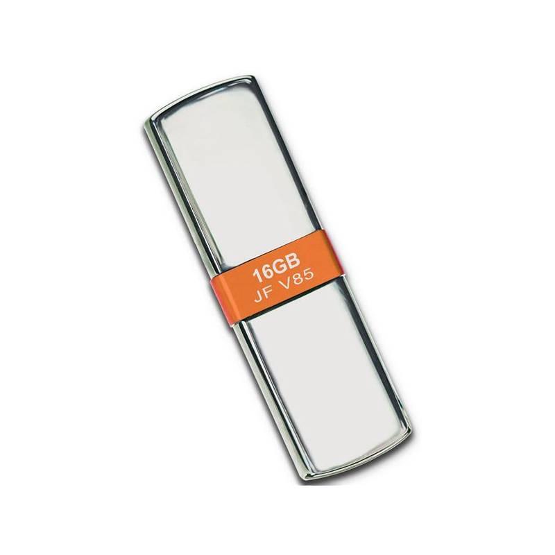 USB flash disk Transcend JetFlash V85 16GB (TS16GJFV85) oranžový, usb, flash, disk, transcend, jetflash, v85, 16gb, ts16gjfv85, oranžový