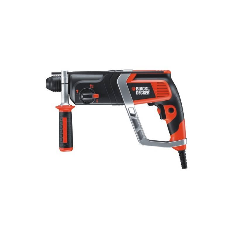 Vrtací kladivo Black-Decker KD990KA černé/červené, vrtací, kladivo, black-decker, kd990ka, černé, červené