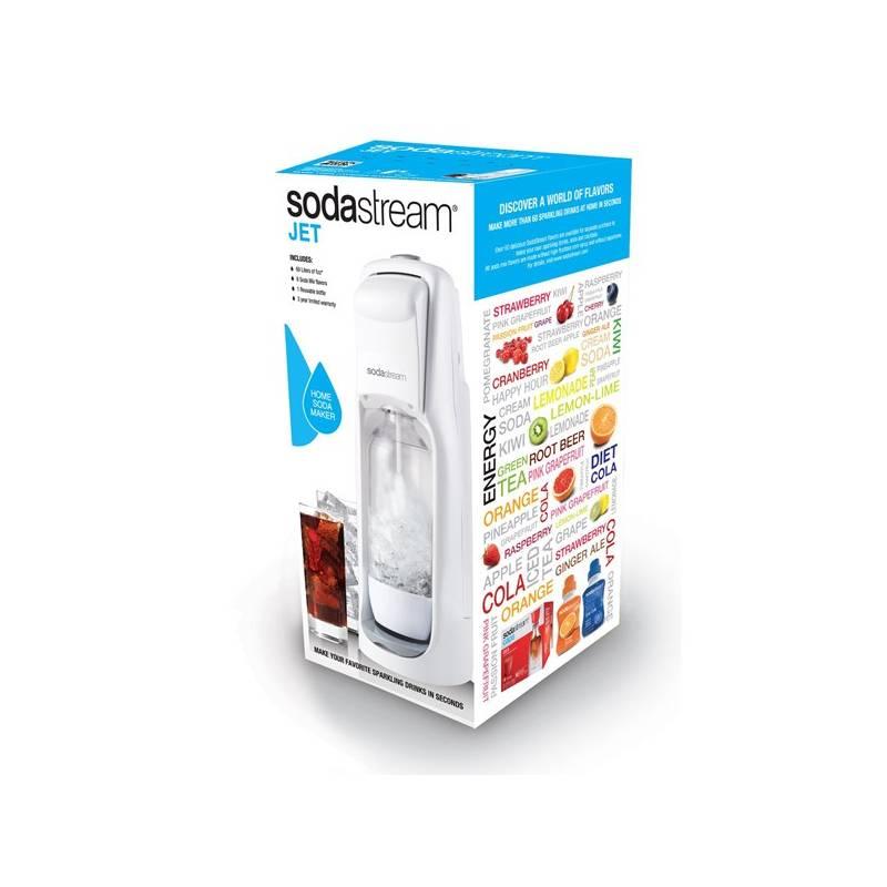 Výrobník sodové vody SodaStream JET WHITE new VPP bílý (vrácené zboží 8414004522), výrobník, sodové, vody, sodastream, jet, white, new, vpp, bílý, vrácené