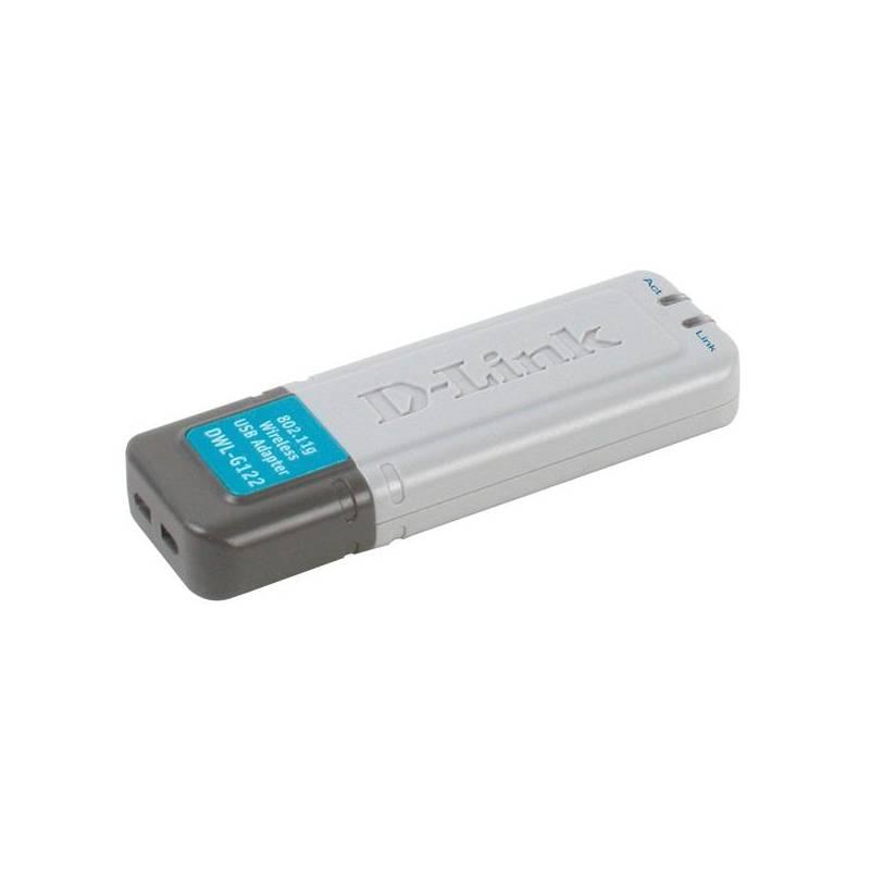 WiFi adaptér D-Link DWL-G122 (DWL-G122) stříbrný, wifi, adaptér, d-link, dwl-g122, stříbrný