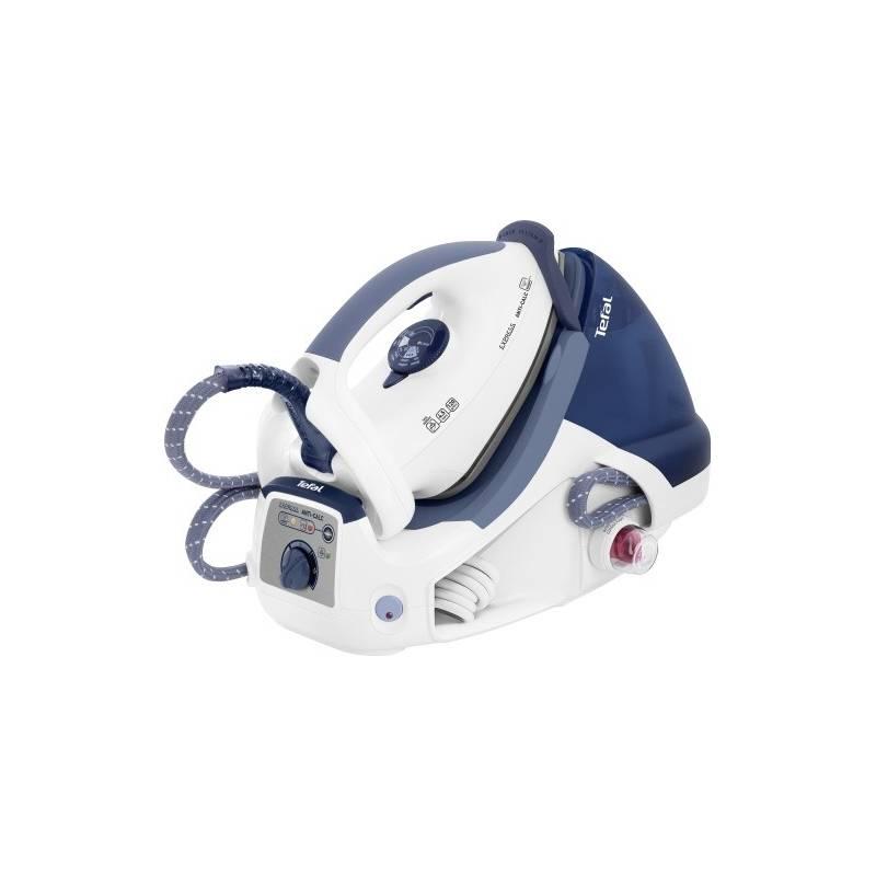 Žehlicí systém Tefal Express Anticalc GV7250E0 bílá/modrá (vrácené zboží 2500000465), Žehlicí, systém, tefal, express, anticalc, gv7250e0, bílá, modrá, vrácené