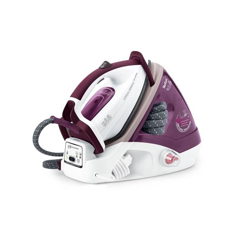 Žehlicí systém Tefal GV7620E0 bílá/fialová, Žehlicí, systém, tefal, gv7620e0, bílá, fialová