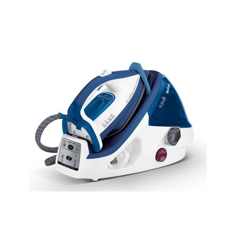 Žehlička Tefal Pro Express Total GV8930E0 bílý/modrý, Žehlička, tefal, pro, express, total, gv8930e0, bílý, modrý