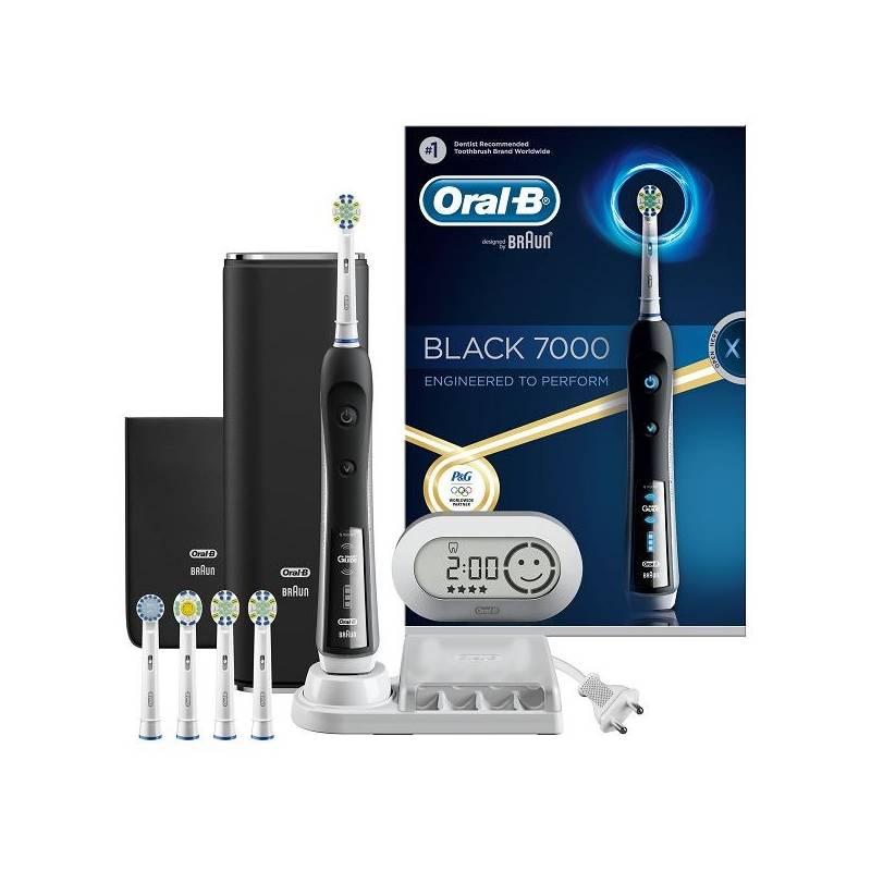 Zubní kartáček Oral-B Professional Care 7000 Triumph Black černý/bílý, zubní, kartáček, oral-b, professional, care, 7000, triumph, black, černý, bílý