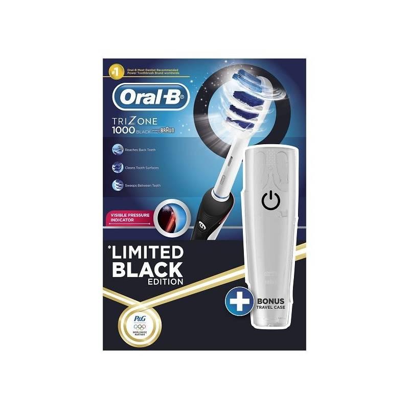 Zubní kartáček Oral-B Trizone 1000 Black černý/bílý, zubní, kartáček, oral-b, trizone, 1000, black, černý, bílý