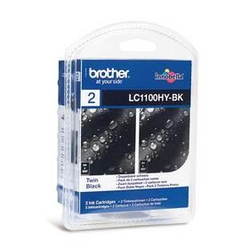 Inkoustová náplň Brother LC-1100HY 2pack, 1800 stran (LC1100HYBKBP2) černá