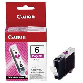 Inkoustová náplň Canon BCI-6M, 210 stran (4707A002) červená