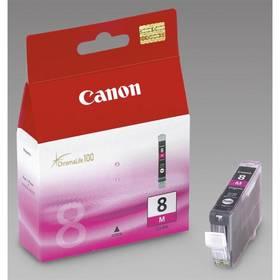 Inkoustová náplň Canon CLI-8M, 420 stran (0622B006) červená