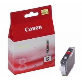 Inkoustová náplň Canon CLI-8R, 420 stran (0626B001) červená