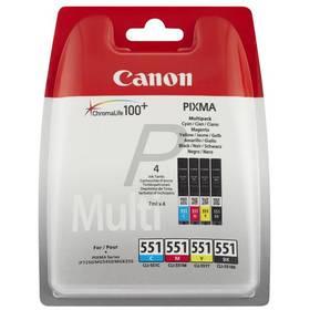 Inkoustová náplň Canon CLI551 CMYK, 7ml (6509B008) červená/modrá/žlutá