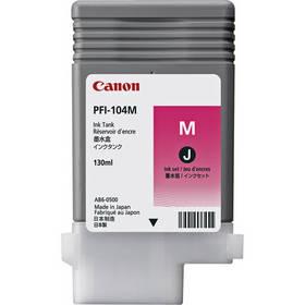 Inkoustová náplň Canon PFI-104M, 130ml (3631B001) červená