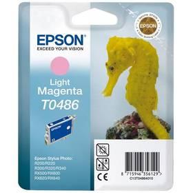 Inkoustová náplň Epson T0486, 13ml (c13t048640) červená