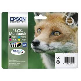 Inkoustová náplň Epson T1285, 16,4ml (C13T12854010) černá/červená/modrá/žlutá