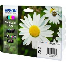 Inkoustová náplň Epson T1816 multipack XL (C13T18164010) černá/červená/modrá/žlutá