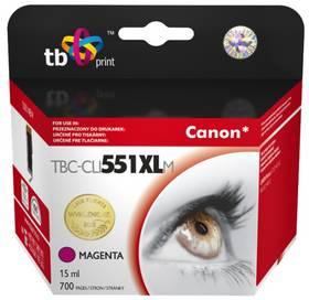 Inkoustová náplň TB Canon CLI-551XL (TBC-CLI551XLM) červená