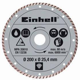 Kotouč diamantový turbo Einhell, 200x25,4 mm k řezačkám TPR 200/2 a RT-SC 560 U