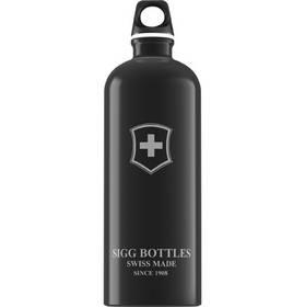 Láhev na pití Sigg Swiss Emblem Swiss Emblem Black 1,0 L černá