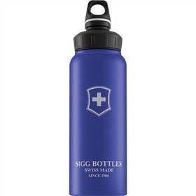 Láhev na pití Sigg Swiss Emblem Swiss Emblem WMB Blue Touch 1,0 L modrá