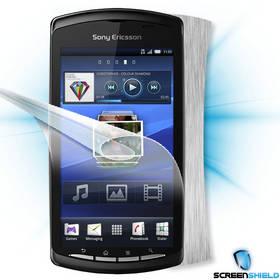 Ochranná fólie Screenshield na displej + carbon skin (stříbrná) pro Sony Ericsson Xperia PLAY (R800i) (SE-XPPL-CS)