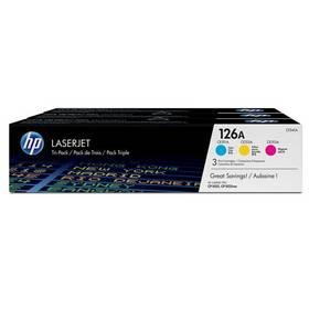 Toner HP CF341A, 1K stran (CF341A) červený/modrý/žlutý (poškozený obal 4786003418)